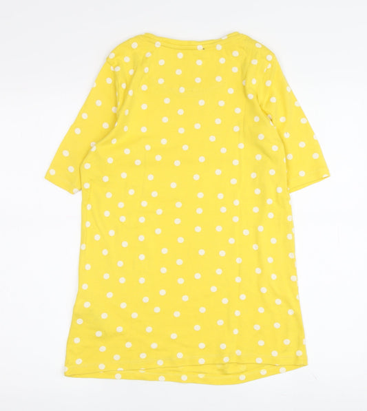Womens UK Size 14 Marks and Spencer Yellow T-Shirt