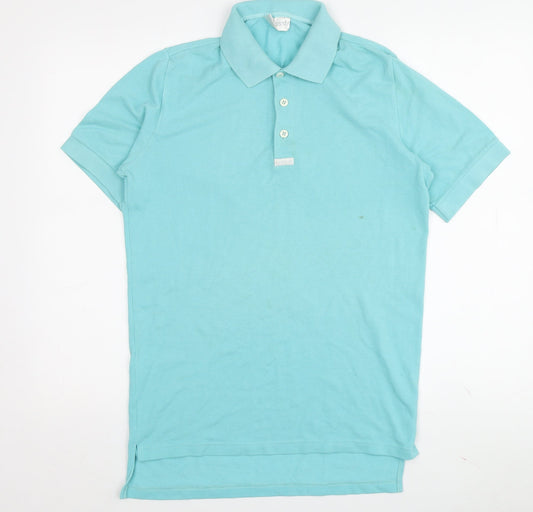 Additional front view of Adidas unisex blue cotton polo shirt m casual