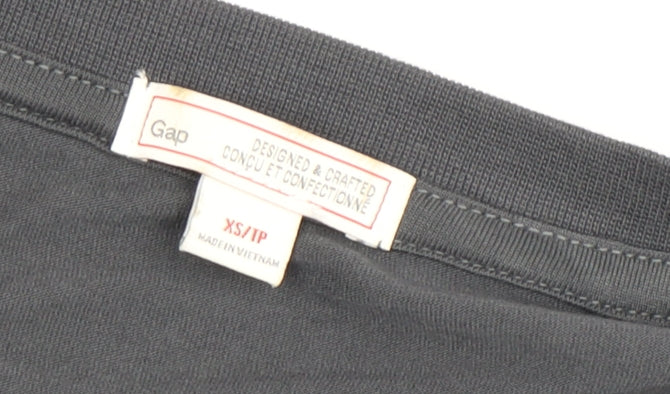 Womens UK Size XS Gap Grey Basic T-Shirt