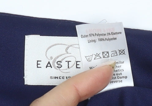Womens UK Size 12 Eastex Blue Blouse