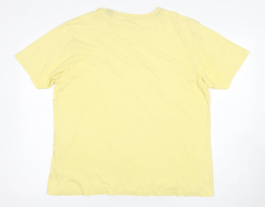 Mens UK Size L James Pringle Yellow T-Shirt