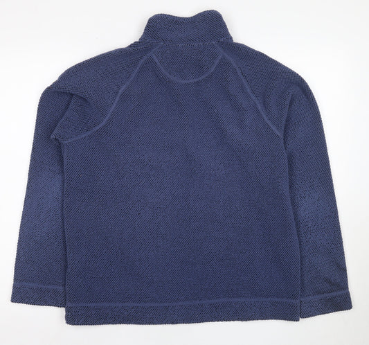 Mens UK Size M Craghoppers Blue 1/2 Zip Hoodie