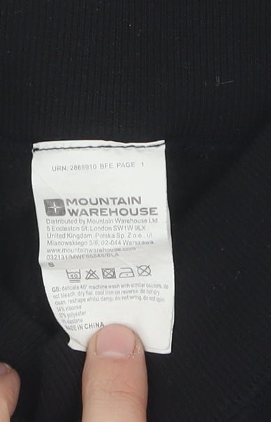 Mountain Warehouse Womens Black Leggings Elastic Waist