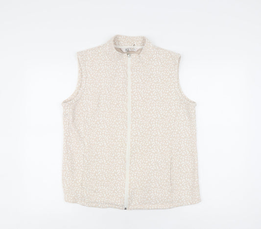 Additional front view of Honor Millburn Beige Women's Waistcoat, size 10, Casual