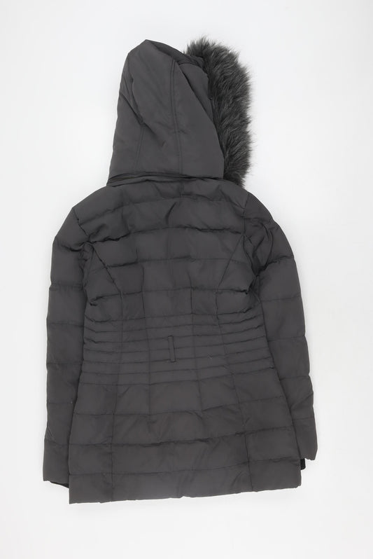 Phase Eight Women's Black Puffer Jacket Size 8