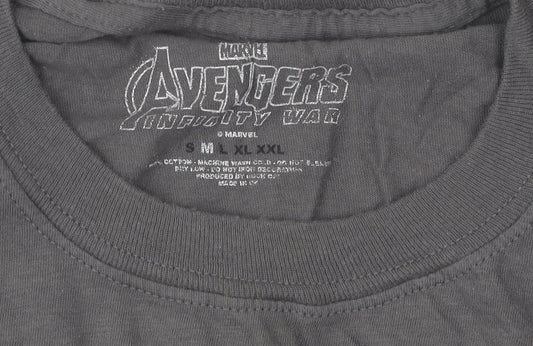 Marvel Men’s Grey Avengers Infinity War T-Shirt M