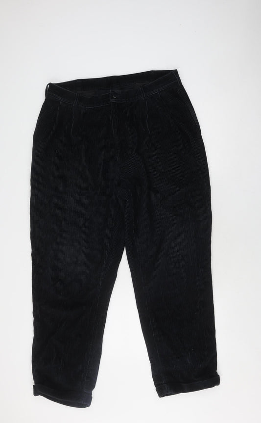 Jos. A. Bank Men's Black Corduroy Trousers 36W x 30L