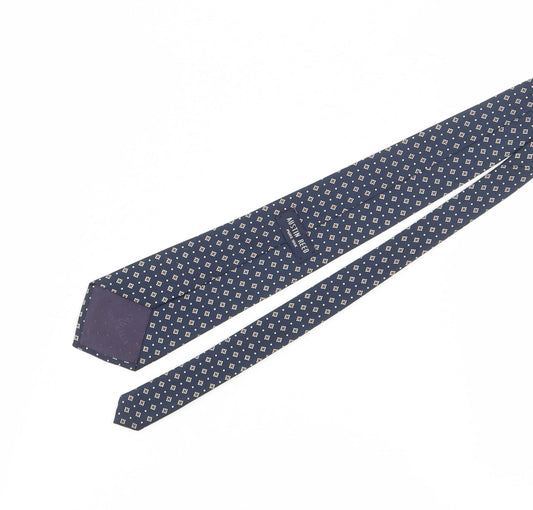 Austin Reed Men's Blue Silk Geometric Designer Tie