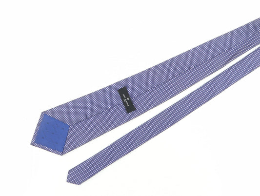 Jeff Banks Men's Blue Geometric Silk Tie