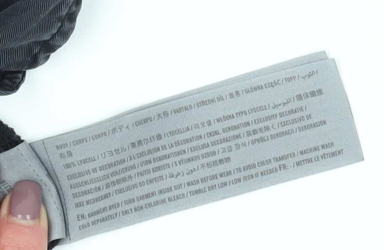 Abercrombie & Fitch Women's Black Button-Up Shirt, Size S