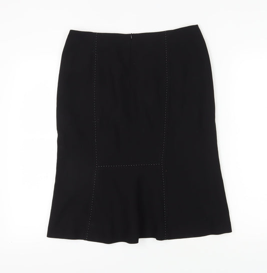Hobbs Women's Black Knee Length Pencil Skirt, Size 12