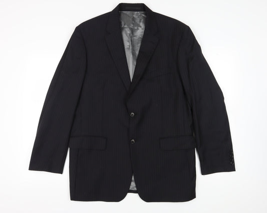 Mens UK Size 44 Austin Reed Regular Black Suit Jacket
