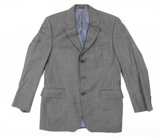 Mens UK Size 40 Austin Reed Regular Grey Suit Jacket