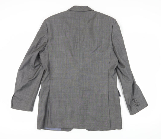 Austin Reed Men's Grey Wool Suit Jacket 40 Regular