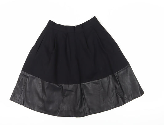 Banana Republic Women's Knee Length Black A-Line Skirt Size 2