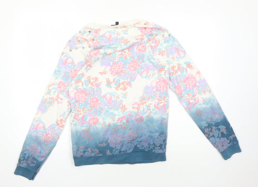 Womens UK Size 8 Topshop Multicoloured Pullover Jumper