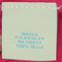 Boden Pink Wool Blouse Women's Size 14 V-Neck