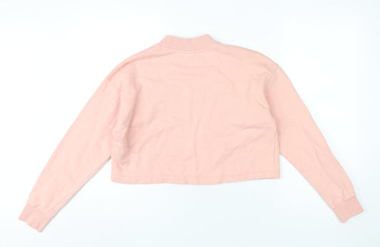 Champion Women's Pink Crew Neck Sweatshirt, M