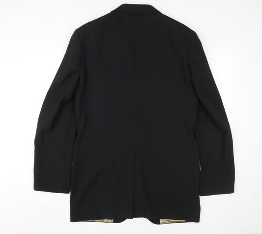 Mens UK Size 36 Ben Sherman Regular Black Suit Jacket