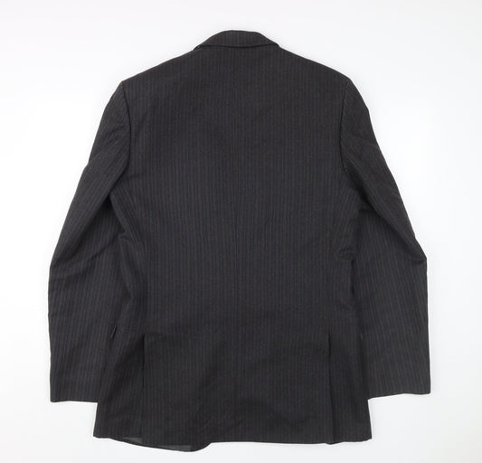 Mens UK Size 40 Centaur Regular Black Suit Jacket
