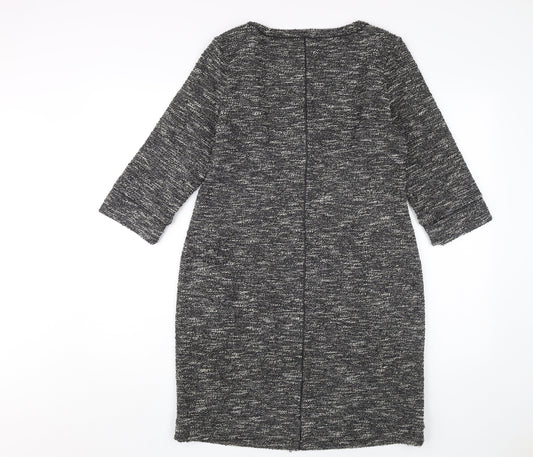 Banana Republic Women's Grey Shift Dress M Petite