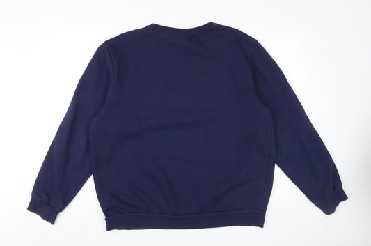 Mens UK Size L PUMA Blue Pullover Sweatshirt