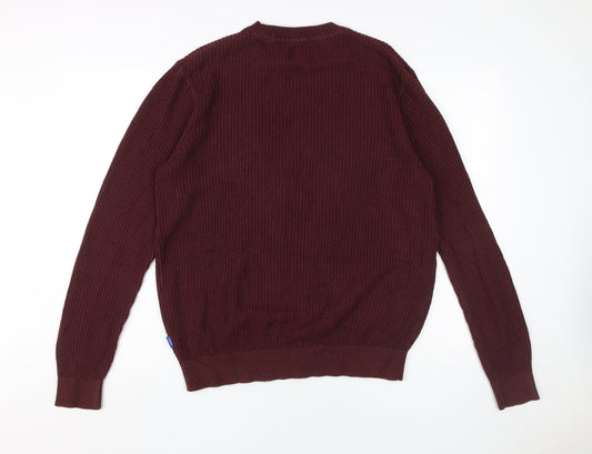 Jack & Jones Men's Red Pullover Size L