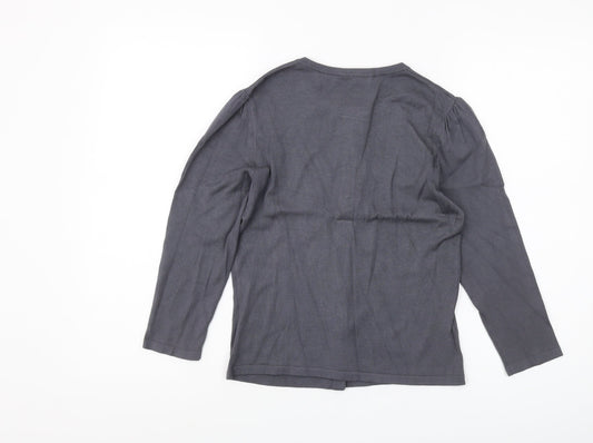 Laura Ashley Grey Women's Size 10 Cardigan