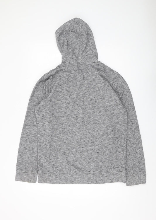 Mens UK Size L JACK & JONES Grey Pullover Hoodie
