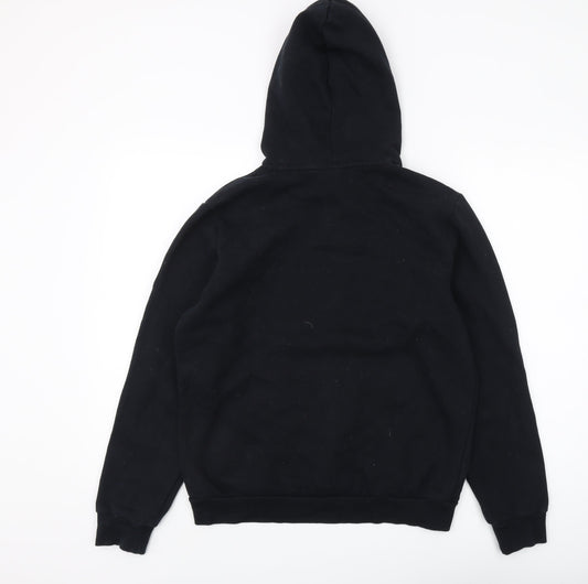 Mens UK Size S PUMA Black Pullover Hoodie