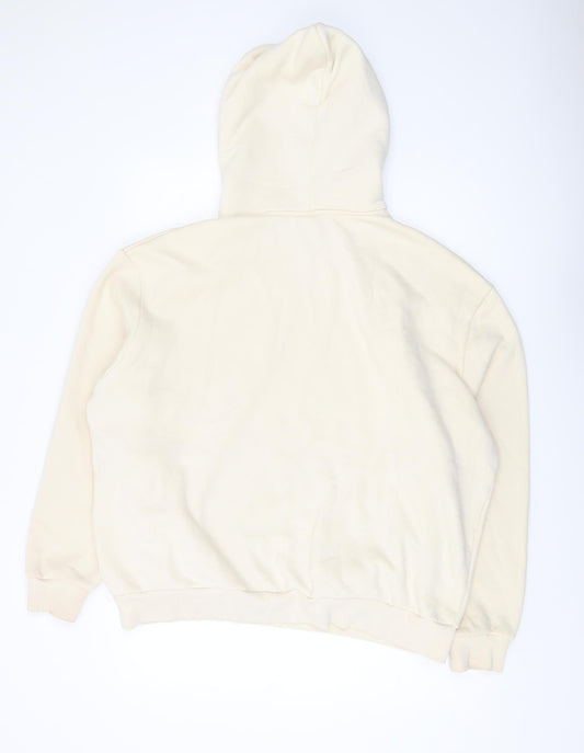 Mens UK Size M ellesse Beige Pullover Hoodie