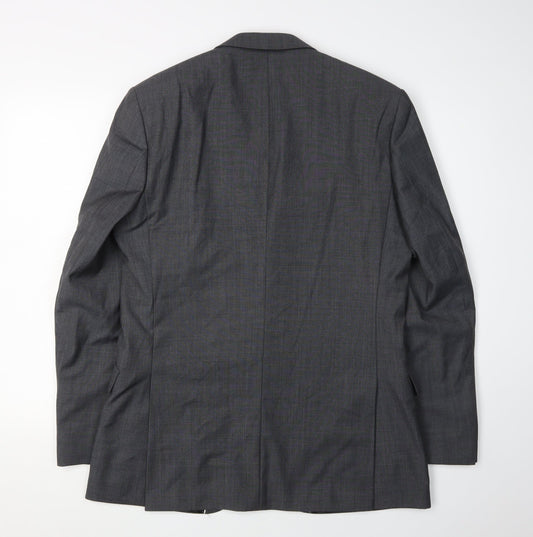 Mens UK Size 40 Ben Sherman Regular Grey Suit Jacket