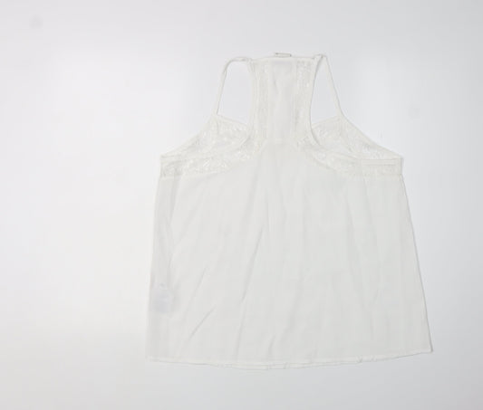 Womens UK Size 12 JDY White Camisole Tank