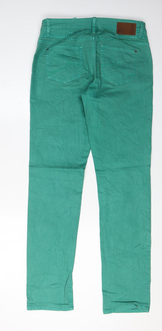 s.Oliver Women's Green Straight Jeans Size 38