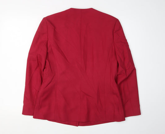 Eastex Women's Red Blazer Size 10, Regular Fit