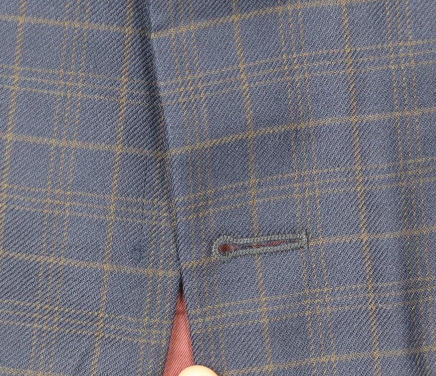 Mens UK Size 42 Magee Regular Blue Suit Jacket