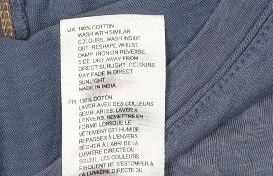 Womens UK Size 6 White Stuff Blue T-Shirt