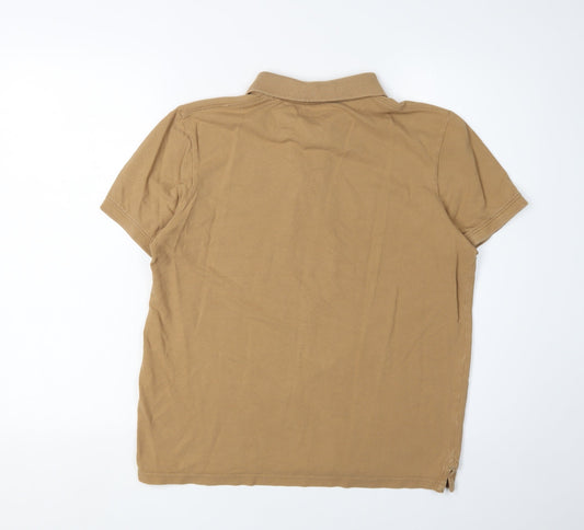 Jack & Jones Men's Brown Polo Shirt Size S