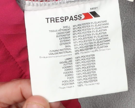 Womens UK Size L Trespass Pink Soft Shell