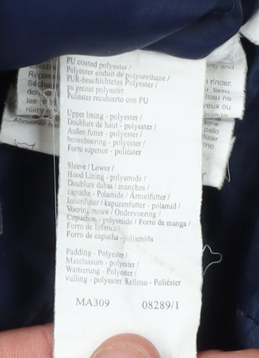 Mens UK Size M Regatta Blue Parka Coat