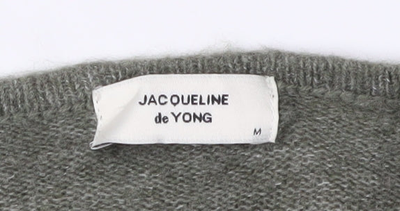 Womens UK Size M Jacqueline de Yong Green Pullover Jumper