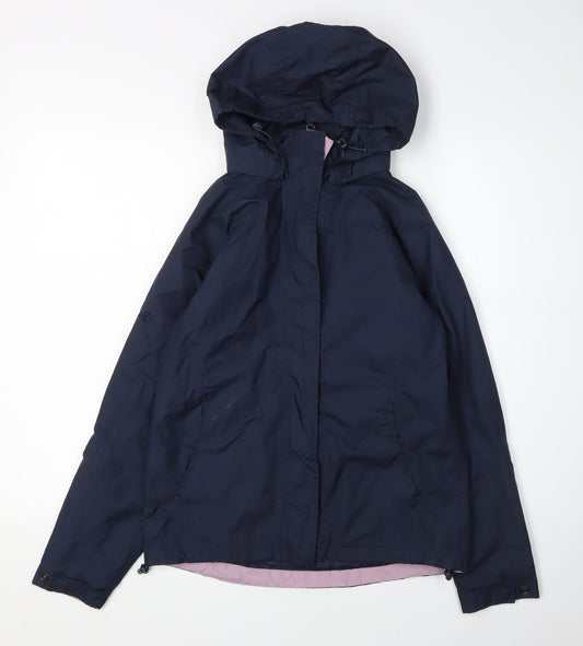 Womens UK Size 8 Peter Storm Blue Parka Coat