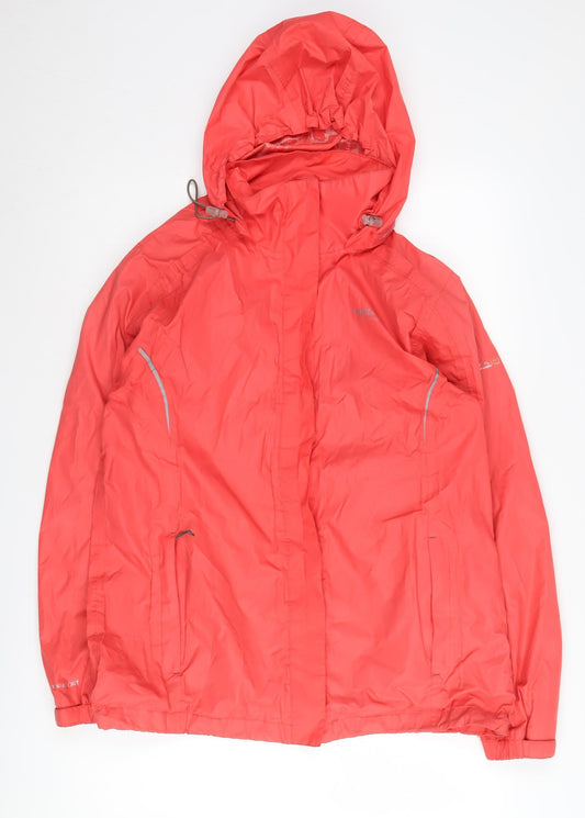 Womens UK Size 14 Regatta Red Rain Coat