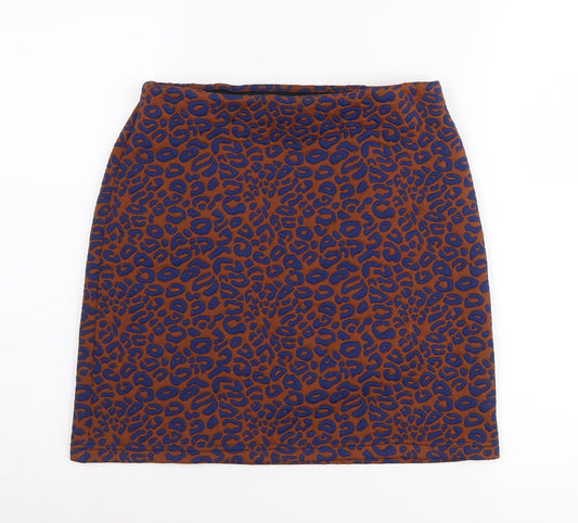 Marks and Spencer Women's Brown Animal Print Skirt