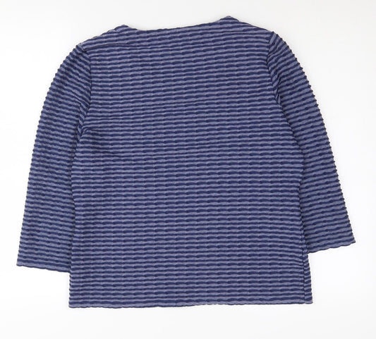 Womens UK Size L Viyella Blue Jumper