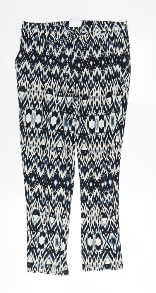 Womens UK Size 14 Wallis Multicoloured Trousers
