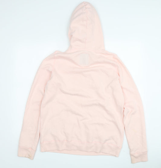 Hollister Women’s Pink Hoodie Medium - Casual Pullover