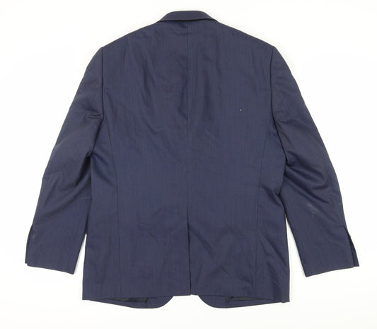 Mens UK Size 42 Jaeger Regular Blue Suit Jacket