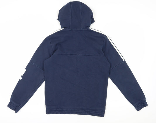 Adidas Women's Blue Full Zip Hoodie S