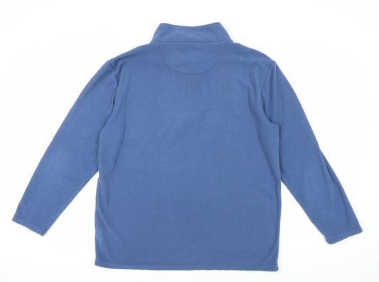 Mens UK Size L Peter Storm Blue 1/4 Zip Sweatshirt